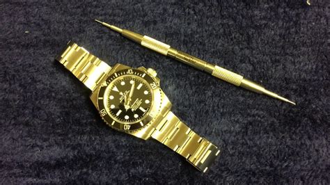 remove Rolex bracelet from youtube